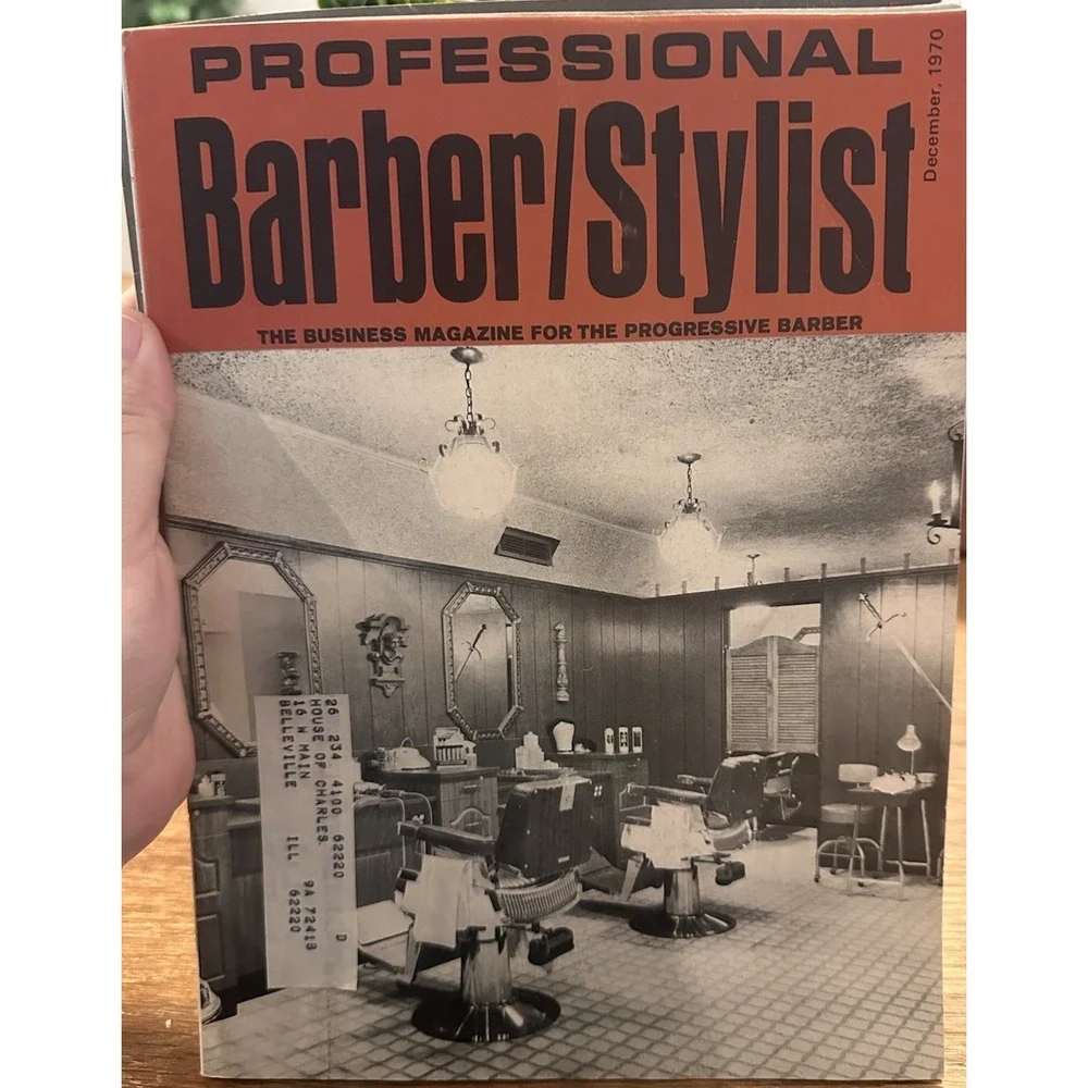 Lot of 3 Vintage 1970s Hair Fashion Magazines Barber Stylist Vidal Sassoon